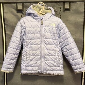 The North Face Hooded Reversible Jacket 4T Purple/Periwinkle
